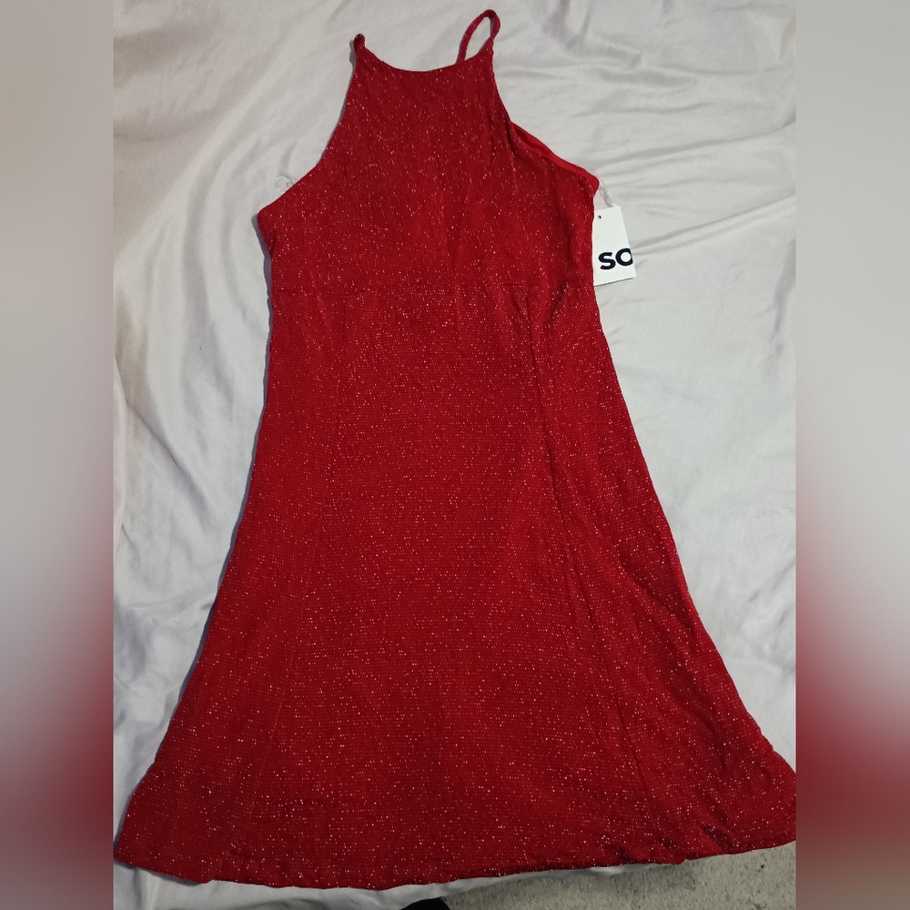 Small red dress